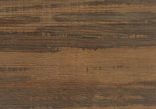Load image into Gallery viewer, 42" Brown and Black Wood and Metal x-Shape Computer Desk With Two Drawers