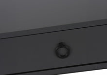 Load image into Gallery viewer, 42" Gray and Black Wood and Metal Sled Computer Desk