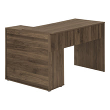 Load image into Gallery viewer, 46" Brown Wood L Shape Computer Desk
