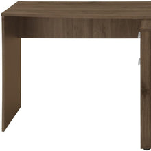 Load image into Gallery viewer, 46" Brown Wood L Shape Computer Desk