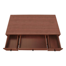 Load image into Gallery viewer, 47" Brown and Black Computer Desk With Three Drawers