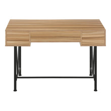 Load image into Gallery viewer, 47" Brown and Black Computer Desk With Three Drawers