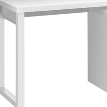 Load image into Gallery viewer, 47" White Computer Desk With Three Drawers