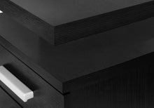 Load image into Gallery viewer, 47" Black Computer Desk With Three Drawers