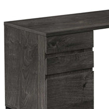 Load image into Gallery viewer, 60" Gray and Black L Shape Computer Desk With Three Drawers