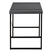 Load image into Gallery viewer, 49" Gray and Black Computer Desk