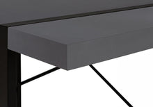 Load image into Gallery viewer, 49" Gray and Black Computer Desk