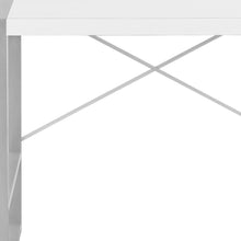 Load image into Gallery viewer, 49" White and Gray Computer Desk