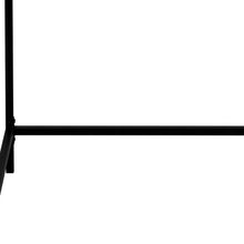 Load image into Gallery viewer, 47" Brown and Black Wood and Metal H-Shape Computer Desk With Two Drawers
