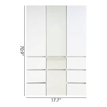 Load image into Gallery viewer, Elise - Modular Closet System & Mirror - White