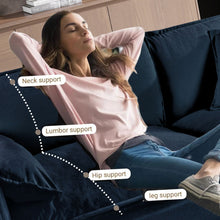 Load image into Gallery viewer, Modern Chenille Oversized Deep Seat Sectional Sofa With Pillows