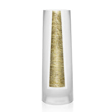 Load image into Gallery viewer, Cylinder Free Table Vase - Clear / Gold