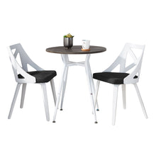 Load image into Gallery viewer, Clara Charlotte - 3 Piece Round Dinette Set Vintage With Rounded