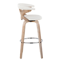 Load image into Gallery viewer, Gardenia - Contemporary Fixed Height Barstool With Swivel With Round Footrest (Set of 2)