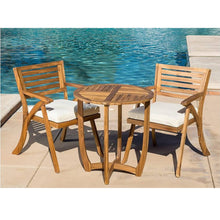 Load image into Gallery viewer, Outdoor Dining Set With Coffee Table And 2 Chairs - Teak
