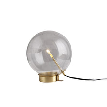 Load image into Gallery viewer, 11" Brass Metal Globe Table Lamp