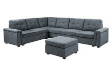Load image into Gallery viewer, Isla - Fabric Sectional Sofa With Ottoman