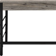 Load image into Gallery viewer, 42" Brown and Black Writing Desk With Two Drawers