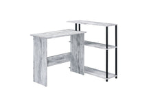 Load image into Gallery viewer, 39" Antiqued White L Shape Writing Desk