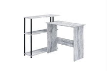Load image into Gallery viewer, 39" Antiqued White L Shape Writing Desk