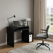 Load image into Gallery viewer, 37" Black Computer Desk