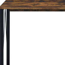 Load image into Gallery viewer, 47" Brown and Black Writing Desk