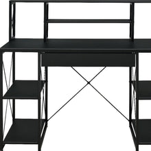 Load image into Gallery viewer, 47" Black Computer Desk