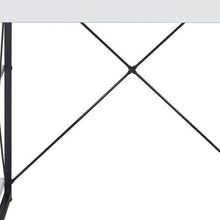 Load image into Gallery viewer, 47" White and Black Computer Desk