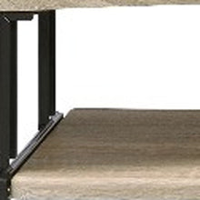 Load image into Gallery viewer, 71" Natural and Black Music Recording Studio Desk