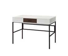 Load image into Gallery viewer, 42" White and Black Writing Desk