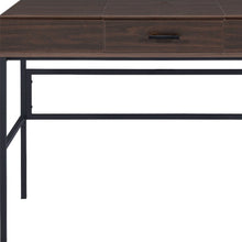 Load image into Gallery viewer, 42" Brown and Black Writing Desk