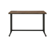 Load image into Gallery viewer, 47" Brown and Black Writing Desk
