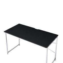 Load image into Gallery viewer, 47" Black and Silver Writing Desk