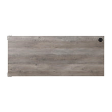 Load image into Gallery viewer, 65" Gray and Black L Shape Writing Desk