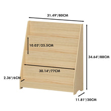 Load image into Gallery viewer, 4 Tier Bookshelf, Toddler Book Display Shelves