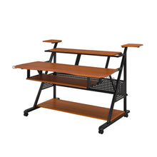 Load image into Gallery viewer, 67" Brown and Black Music Desk