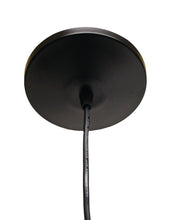Load image into Gallery viewer, Black Bulb Three Light Metal Chandelier