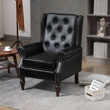 Load image into Gallery viewer, Modern Accent Armchair With Sturdy Wood Legs
