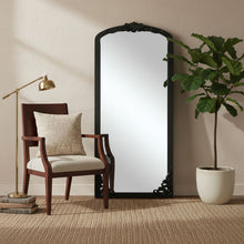 Load image into Gallery viewer, 69" Solid Wood Framed Full Length Mirror - Black