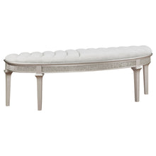 Load image into Gallery viewer, Colwood - Upholstered Curved With Channel Tufting And Slender Tapered Legs - Silver Gray