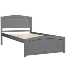 Load image into Gallery viewer, Platform Bed & Headboard, Footboard And Wood Slat Support