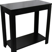 Load image into Gallery viewer, 24" End Table With Shelf - Black