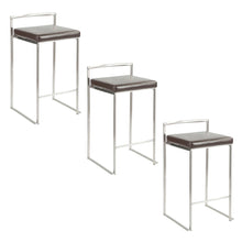 Load image into Gallery viewer, Fuji - Elegant Design Contemporary Stackable Counter Stool