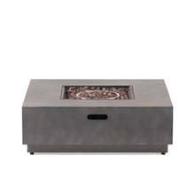 Load image into Gallery viewer, Modern Square Fire Pit With 50, 000 Btu