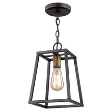 Load image into Gallery viewer, Metal Tapered Hanging Light - Antique Bronze