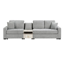 Load image into Gallery viewer, Modular Sofa Couch With Storage Armrest And Center Console