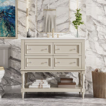 Load image into Gallery viewer, Bathroom Vanity Cabinet With Undermount Sink, 4 Drawer Set