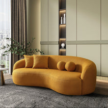 Load image into Gallery viewer, Drake - Japandi Style Curvy Boucle Sofa