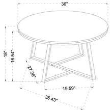 Load image into Gallery viewer, Donovan - Coffee Table With Round Top - White