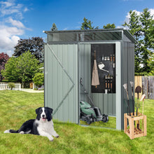Load image into Gallery viewer, Outdoor Metal Storage Shed Transparent Plate
